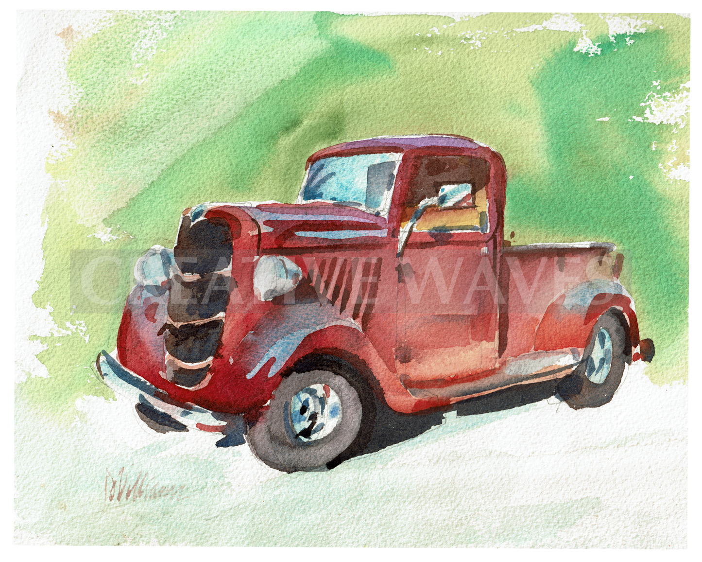 Red Pick-up